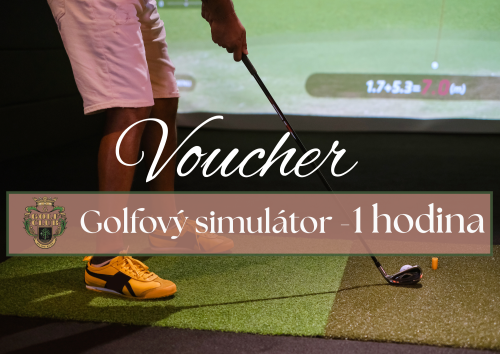 Voucher – 1 hodina na golfovém simulátoru ProTee VX