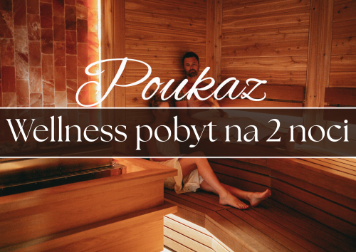 Ubytování pro 2 osoby na 2 noci s wellness A