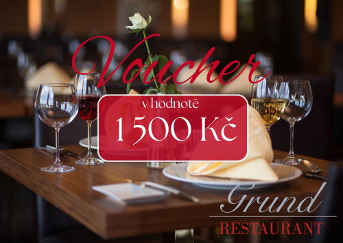 Voucher do restaurace v hodnotě 1 500 Kč