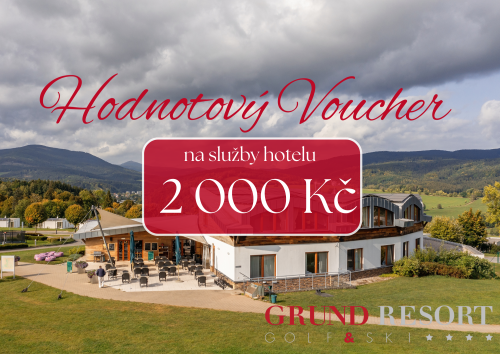 Voucher na služby hotelu v hodnotě 2 000 Kč