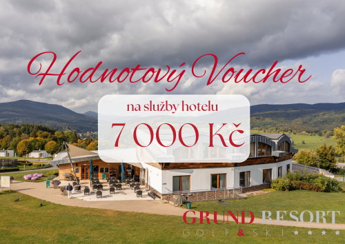 Voucher na služby hotelu v hodnotě 7 000 Kč