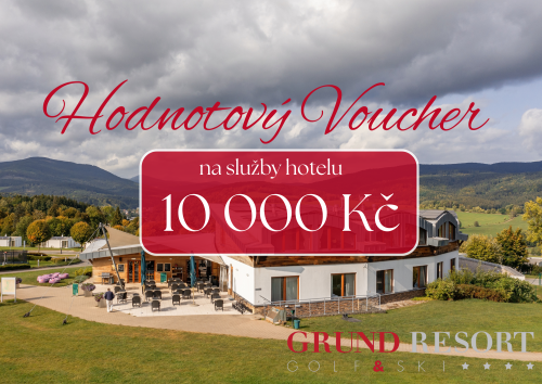Voucher na služby hotelu v hodnotě 10 0000 Kč